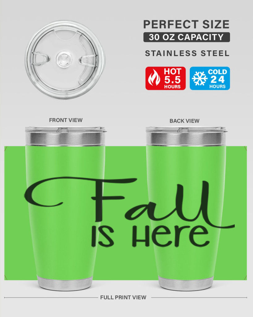 Fall Is Here 109#- fall- Tumbler