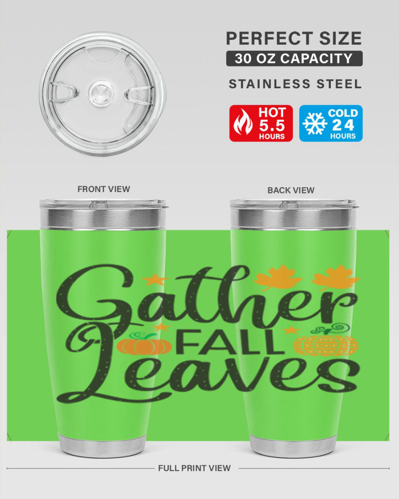 Gatherfallleaves 189#- fall- Tumbler