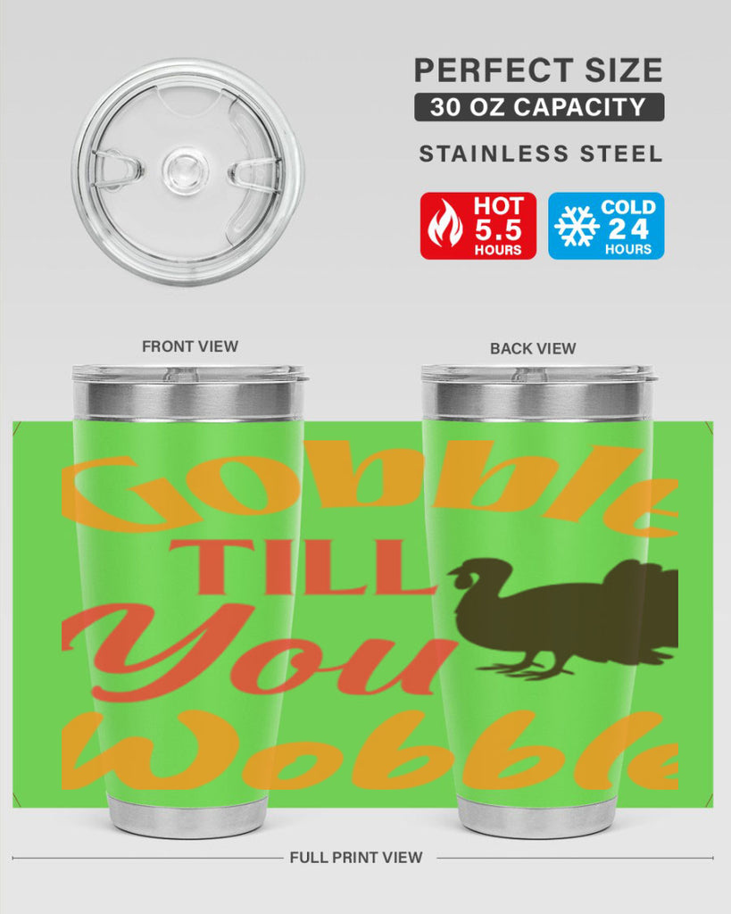 Gobble Till You Wobble 204#- fall- Tumbler