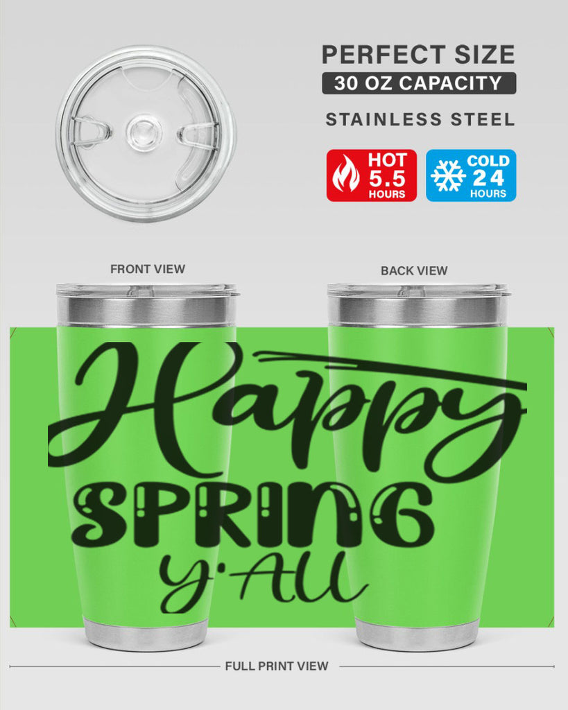 HAPPY SPRING YALL  179#- spring- Tumbler