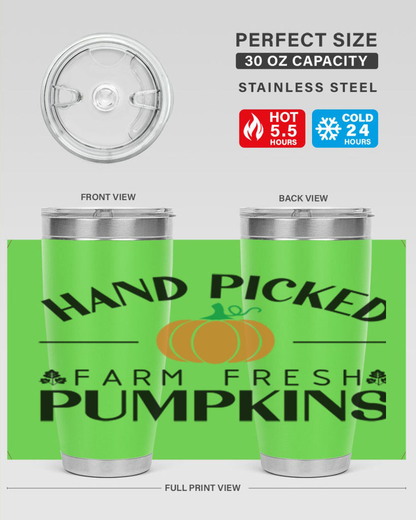 Hand Picked Farm Fresh Pumpkins 215#- fall- Tumbler