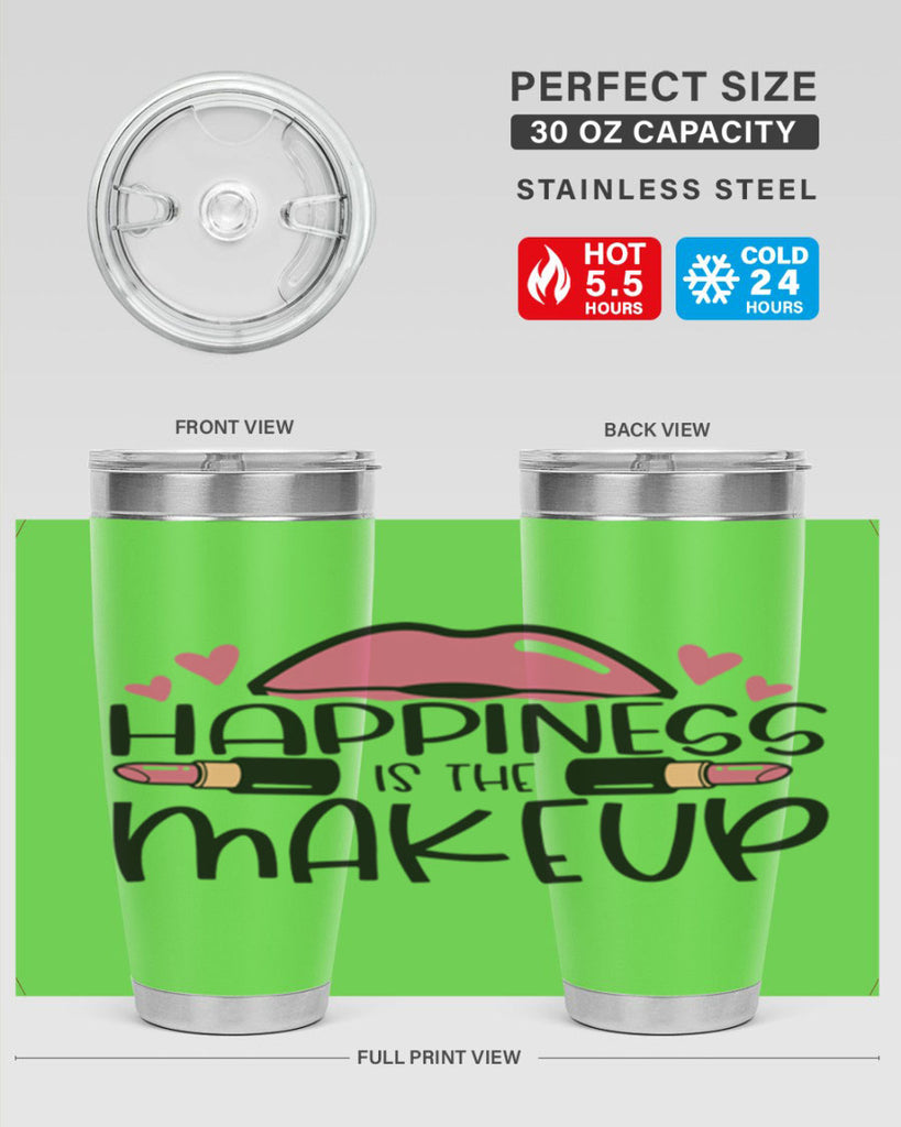 Hapiness Is The Makeup Style 95#- make up- Tumbler