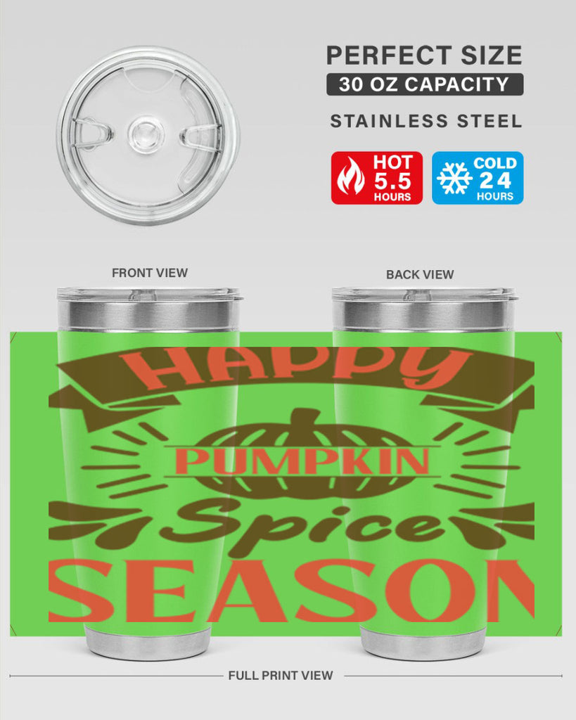 Happy Pumpkin Spice Season 246#- fall- Tumbler