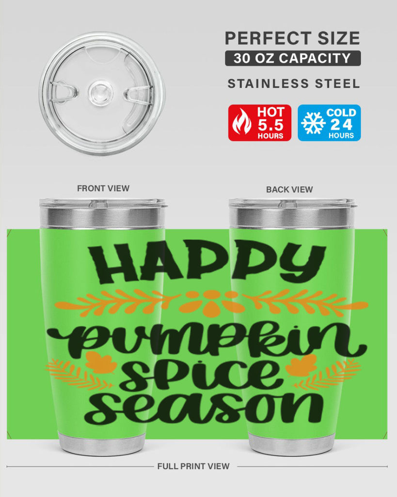 Happy Pumpkin Spice Season 492#- fall- Tumbler