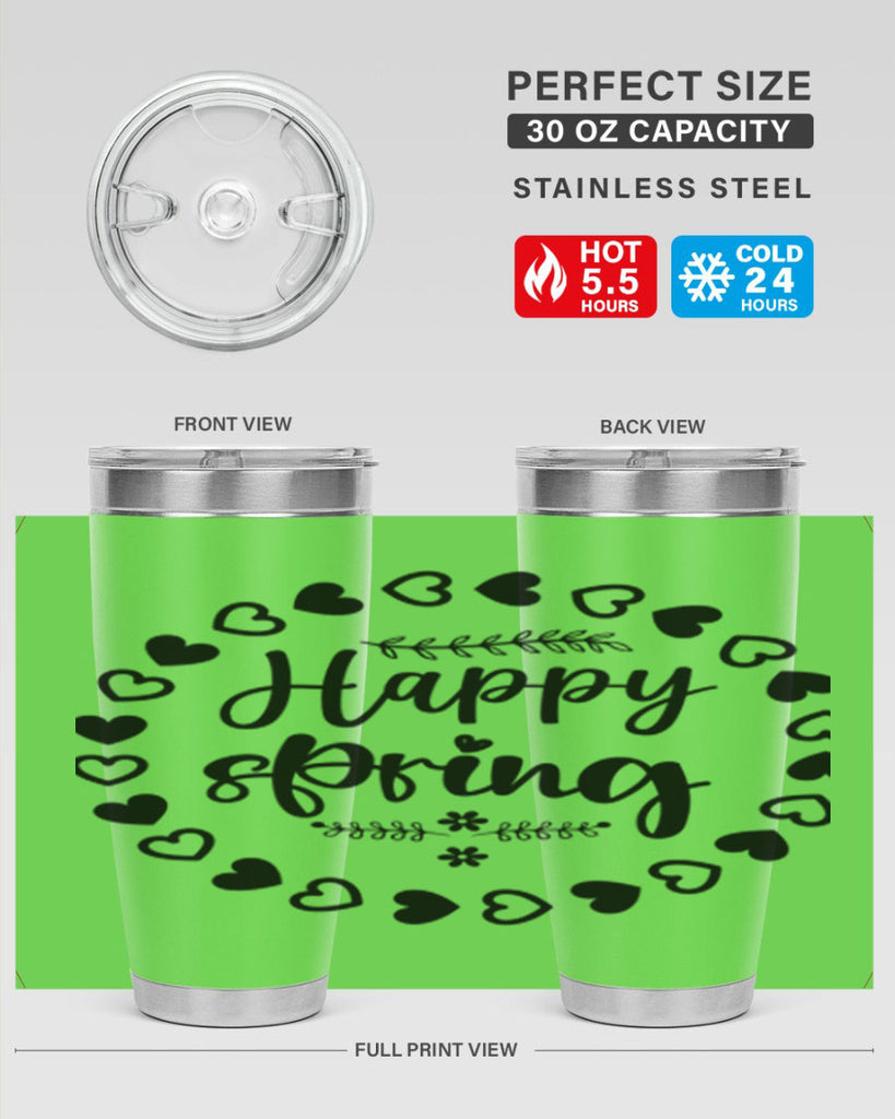 Happy Spring 174#- spring- Tumbler