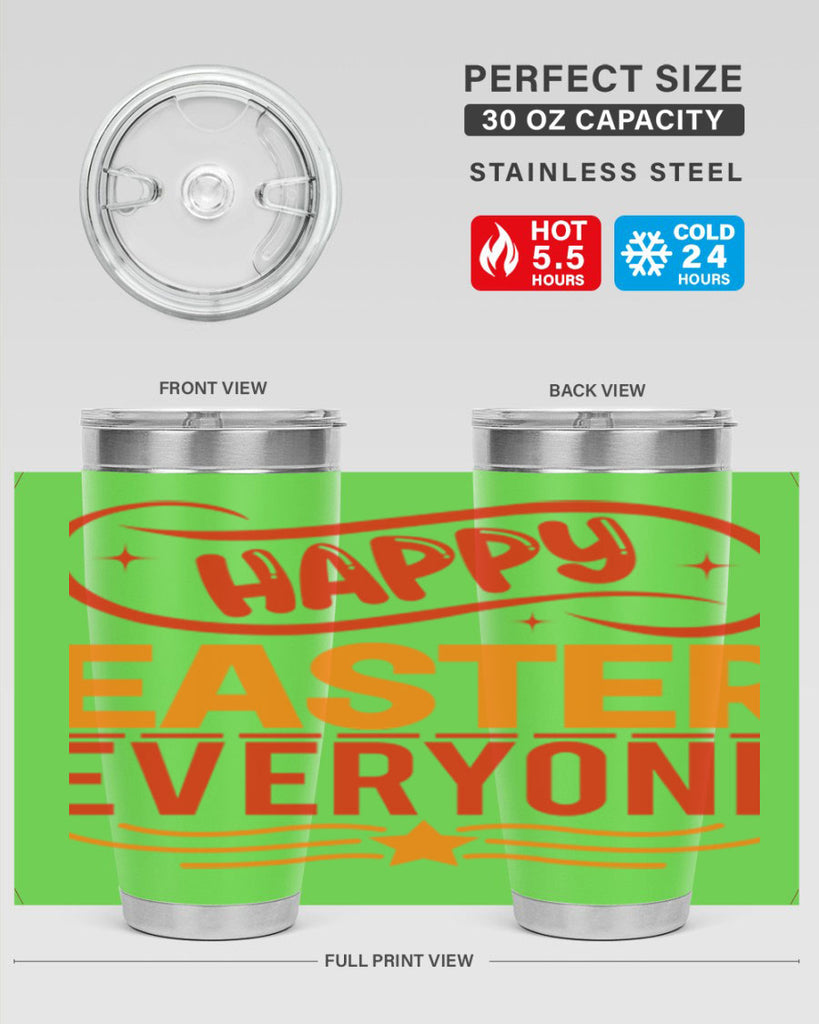 Happy easter everyone 155#- spring- Tumbler