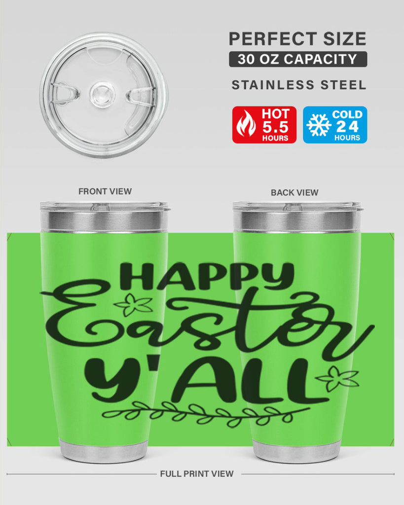 Happy easter yall  177#- spring- Tumbler