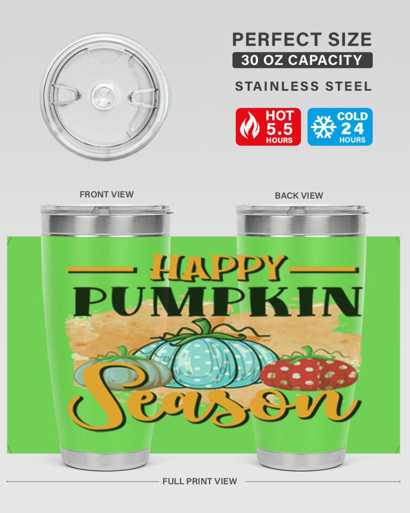 Happy pumpkin season 240#- fall- Tumbler