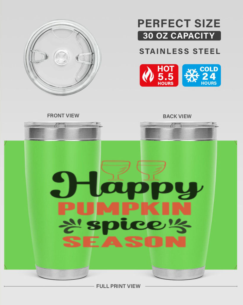 Happy pumpkin spice season 244#- fall- Tumbler