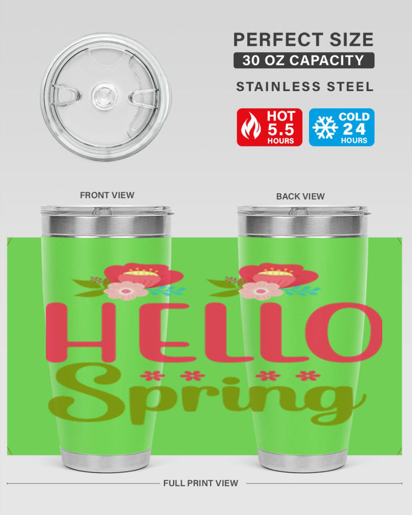 Hello Spring 186#- spring- Tumbler