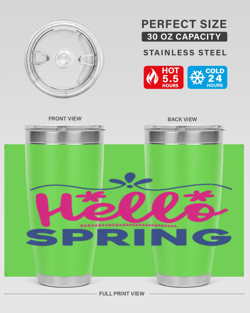 Hello Spring 212#- spring- Tumbler