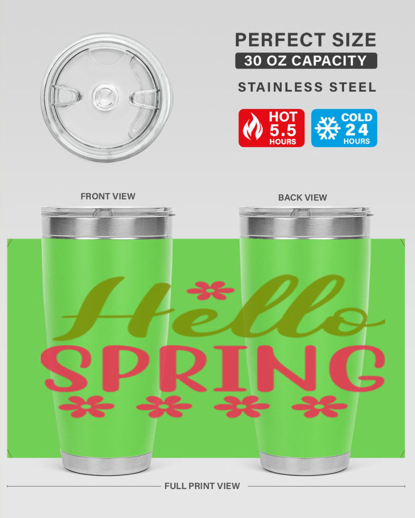 Hello Spring 213#- spring- Tumbler
