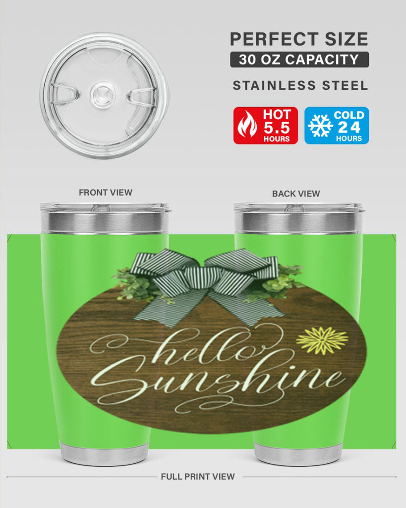 Hello Spring Lettering Mockup200#- spring- Tumbler