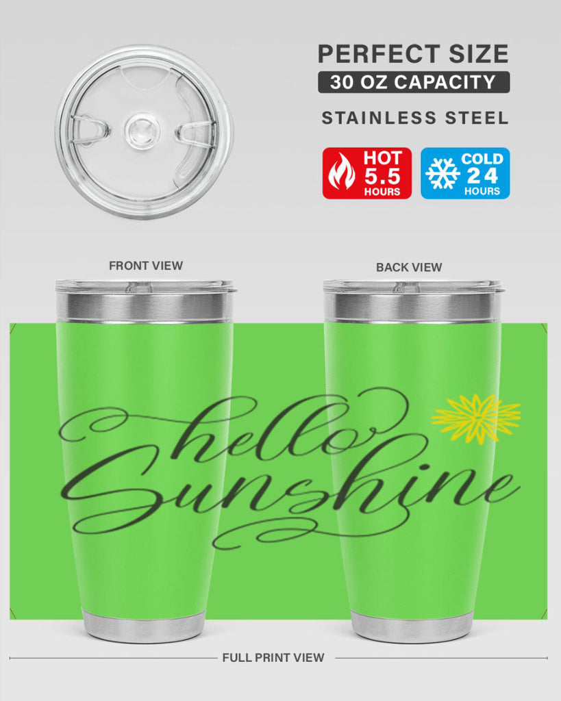 Hello Spring Lettering201#- spring- Tumbler