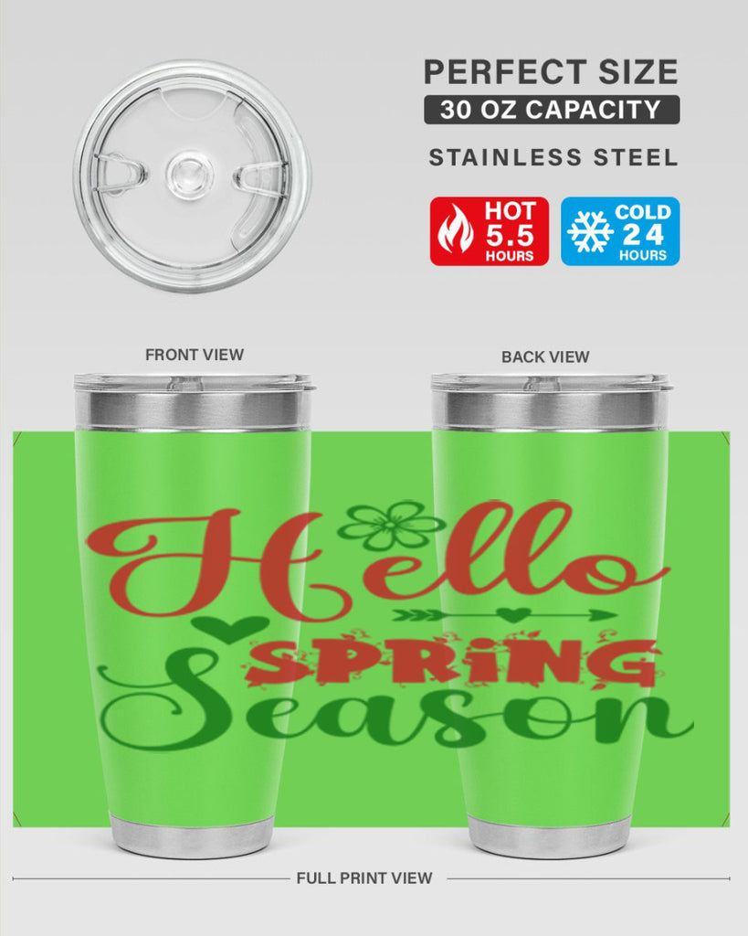 Hello Spring Season 224#- spring- Tumbler