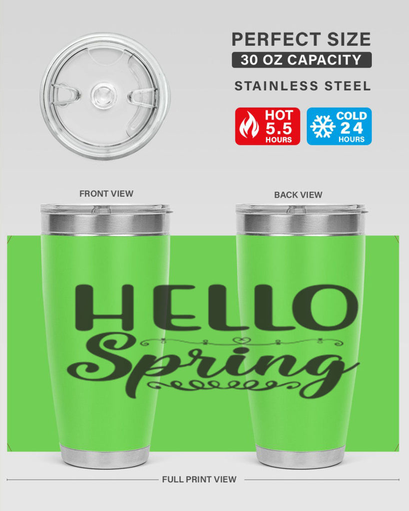 Hello spring 185#- spring- Tumbler
