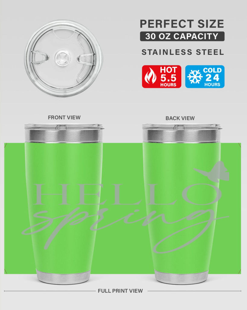 Hello spring butterfly195#- spring- Tumbler