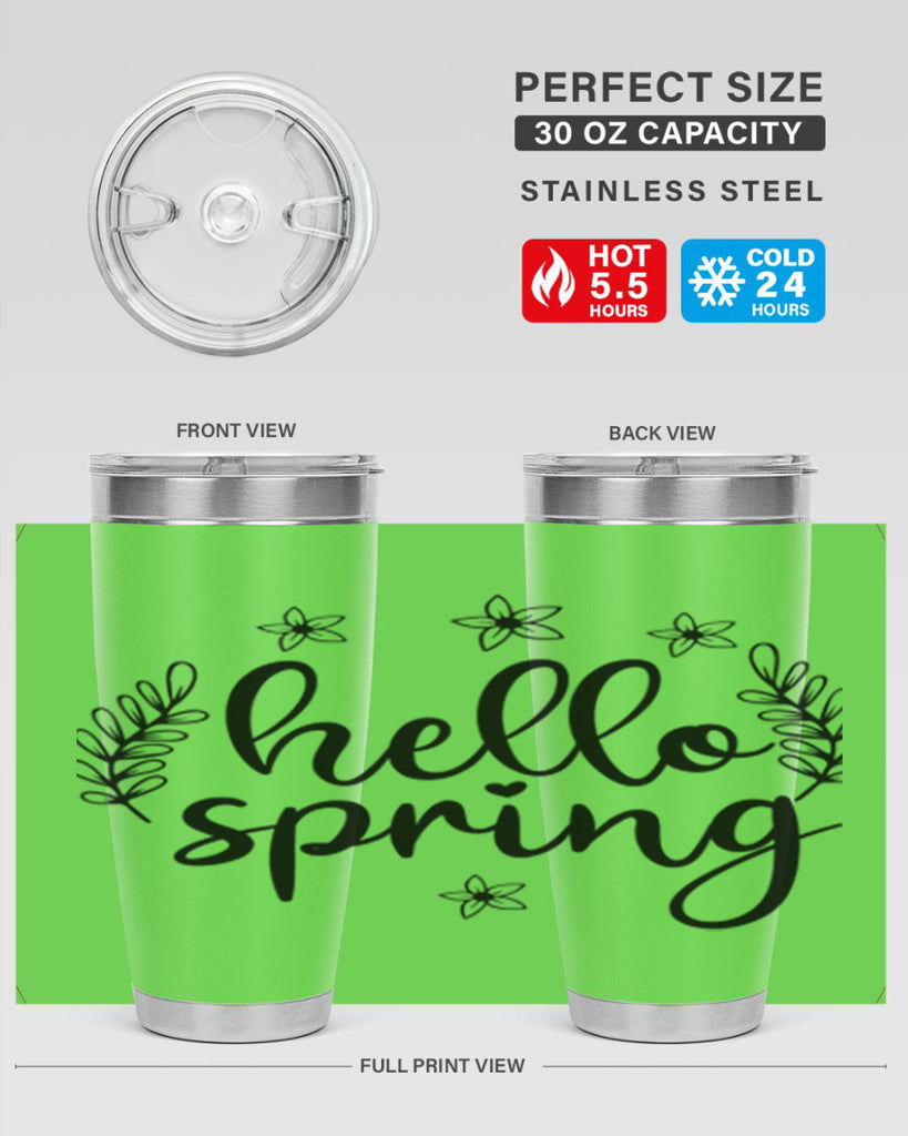 Hello spring design  221#- spring- Tumbler