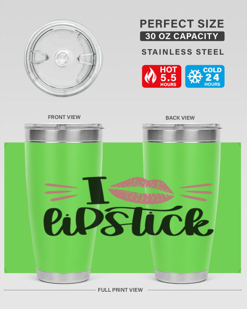 I Love Lipstick Style 86#- make up- Tumbler