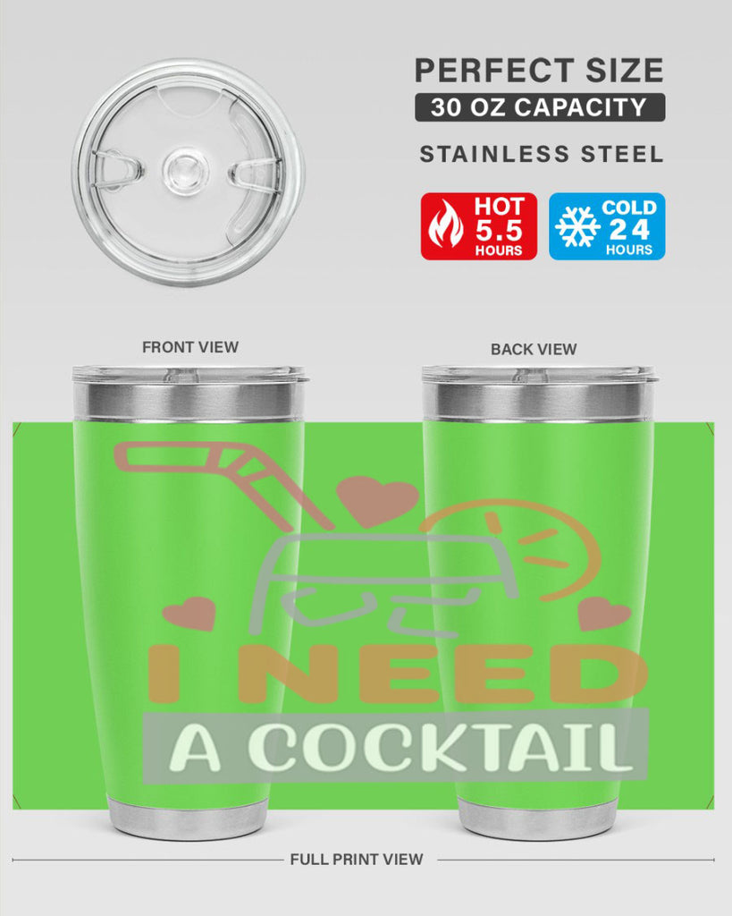 I Need A Cocktail 107#- fashion- Cotton Tank