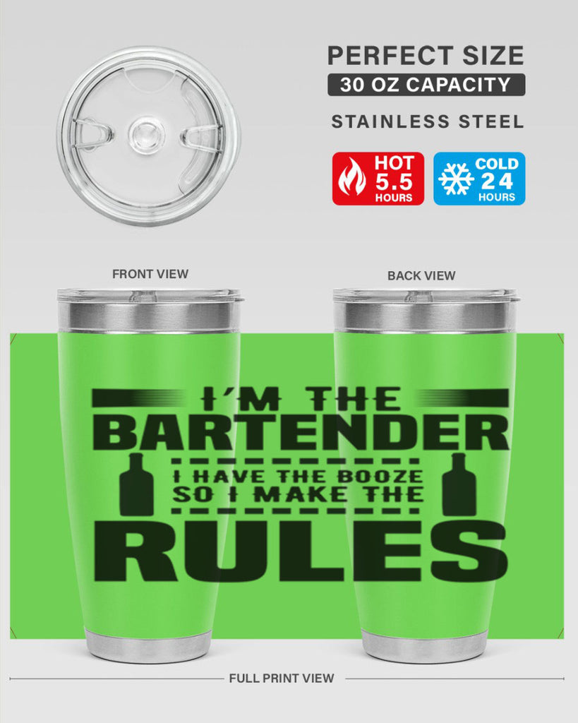 I am the Bartender Style 2#- bartender- tumbler