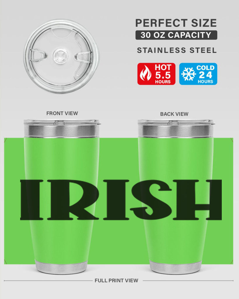 Irish Style 77#- St Patricks Day- Tumbler