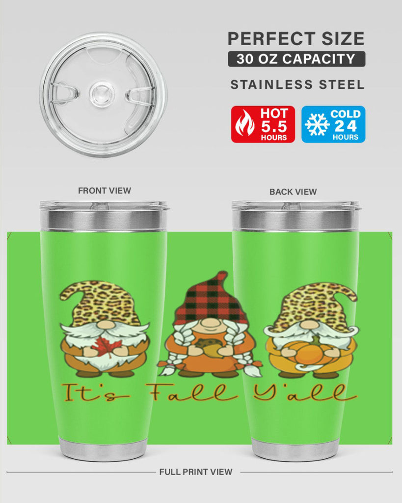 It s Fall Y all Gnome 362#- fall- Tumbler