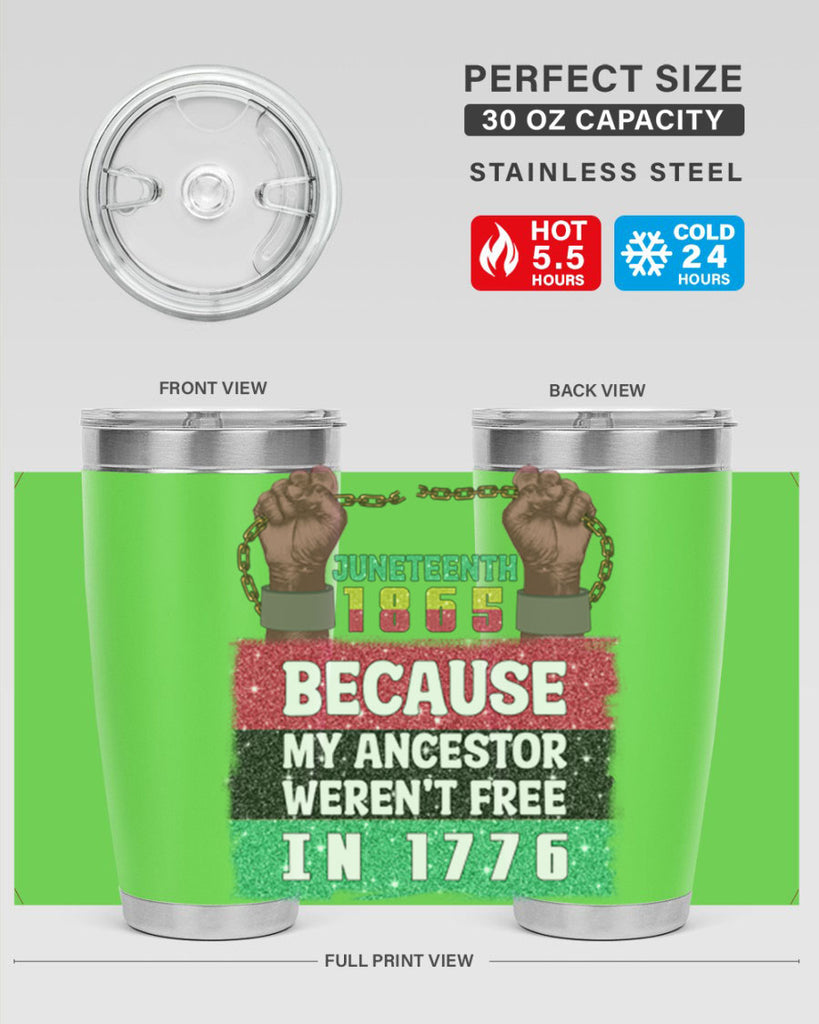 Juneteenth 1865 Ancestor 4#- Juneteenth- tumbler