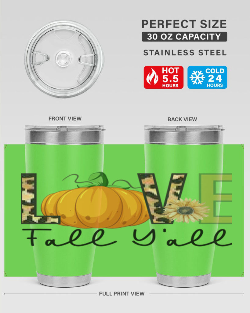 Love FALL YAll 410#- fall- Tumbler
