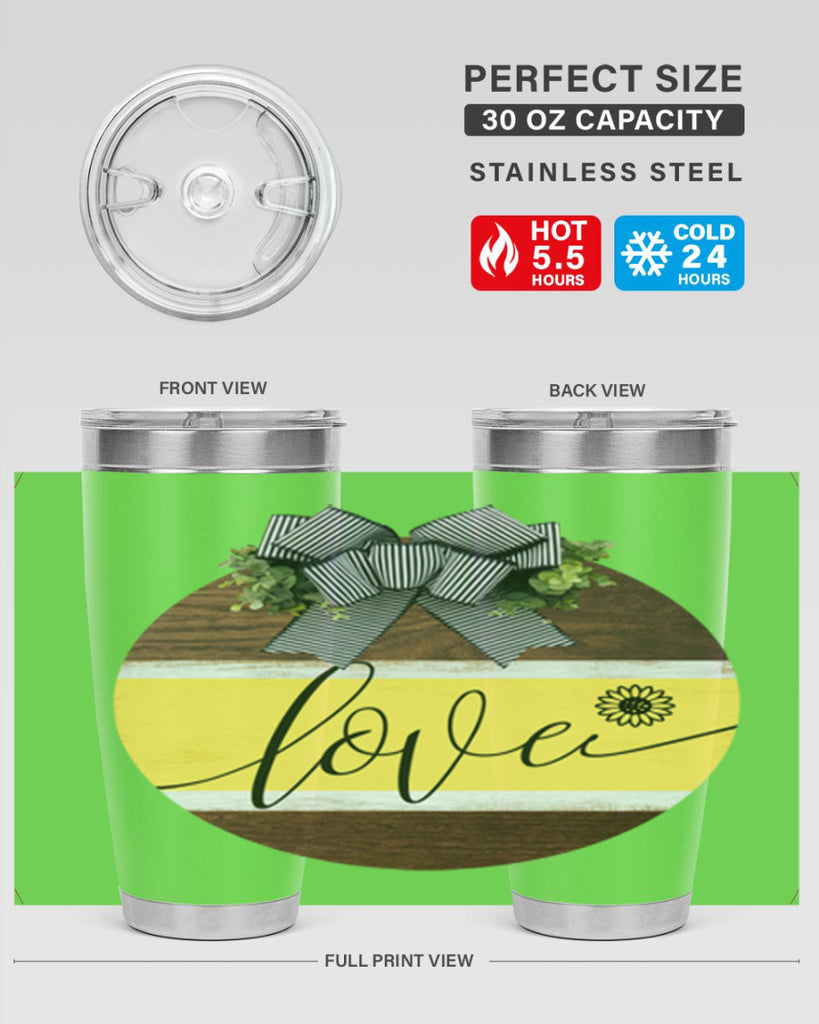 Love and daisy Mockup326#- spring- Tumbler