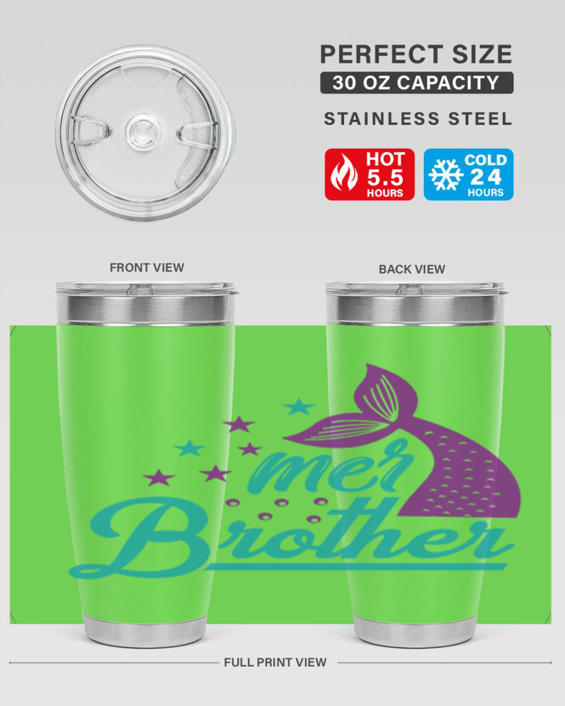 Mer Brother 323#- mermaid- Tumbler
