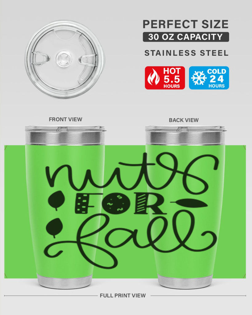 Nuts For Fall 446#- fall- Tumbler
