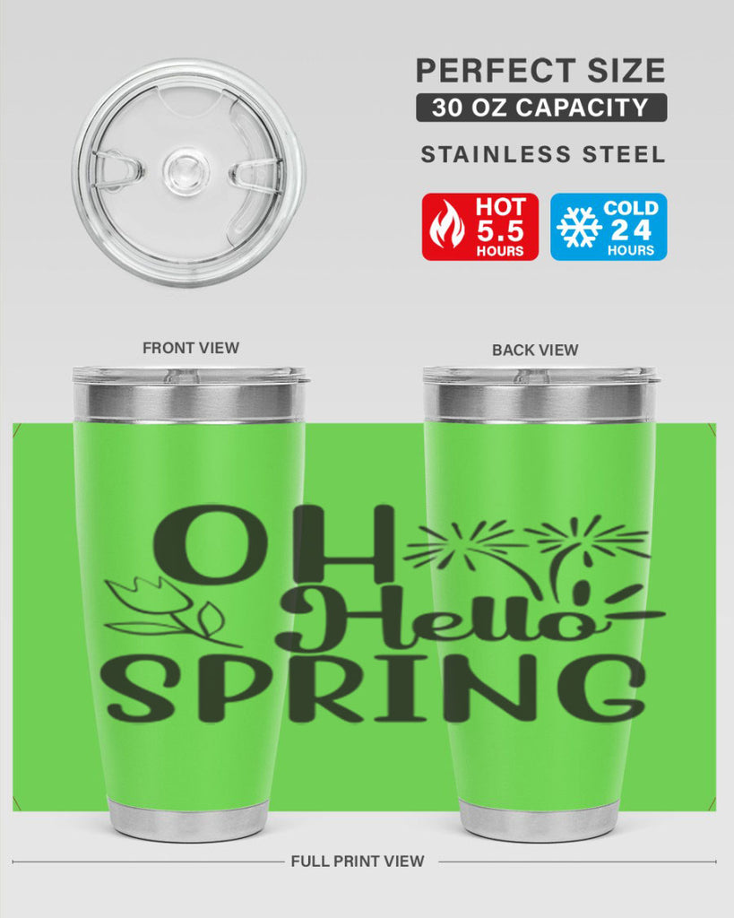 Oh hello spring 358#- spring- Tumbler