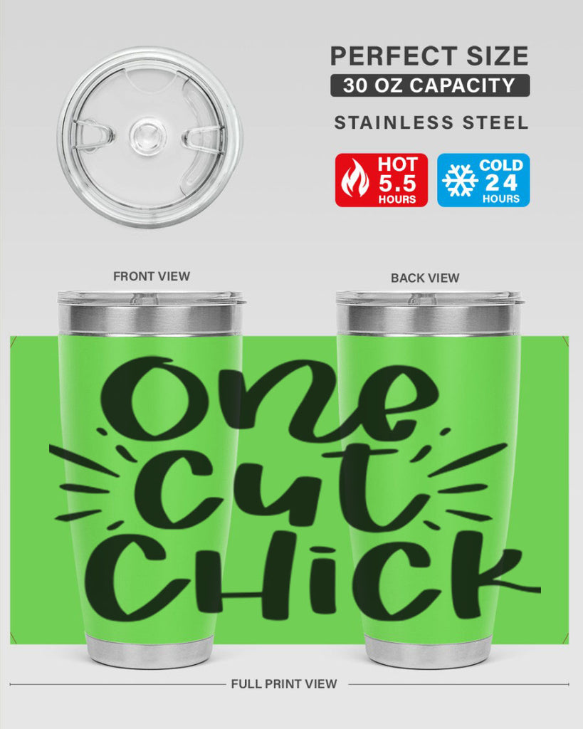 One cut chick  388#- spring- Tumbler