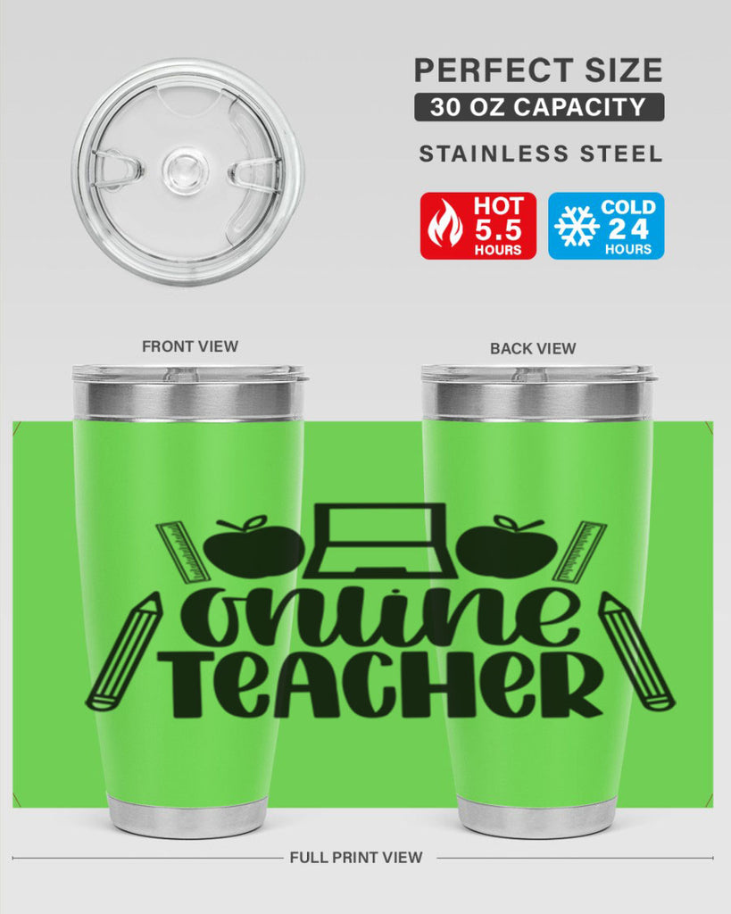 Online Teacher Style 61#- teacher- tumbler