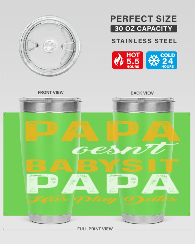 Papa 124#- grandpa - papa- Tumbler