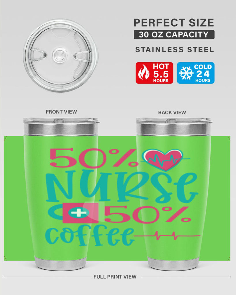 Percent Nurse Percent Coffee Style Style 60#- nurse- tumbler