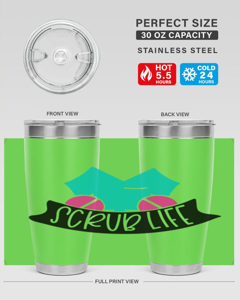 Scrub Life Style Style 45#- nurse- tumbler