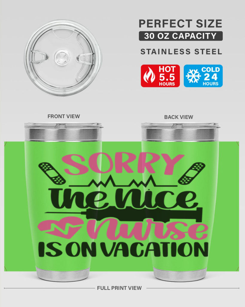Sorry The Nice Nurse Style Style 28#- nurse- tumbler