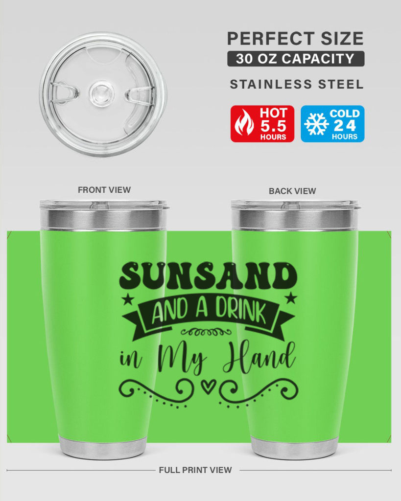 Sunsandandadrinkin 484#- zodiac- Tumbler