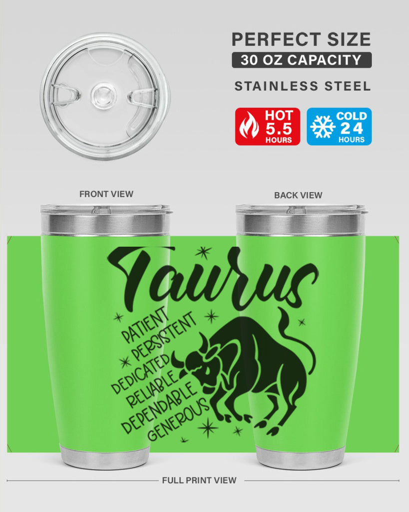 Taurus 492#- zodiac- Tumbler