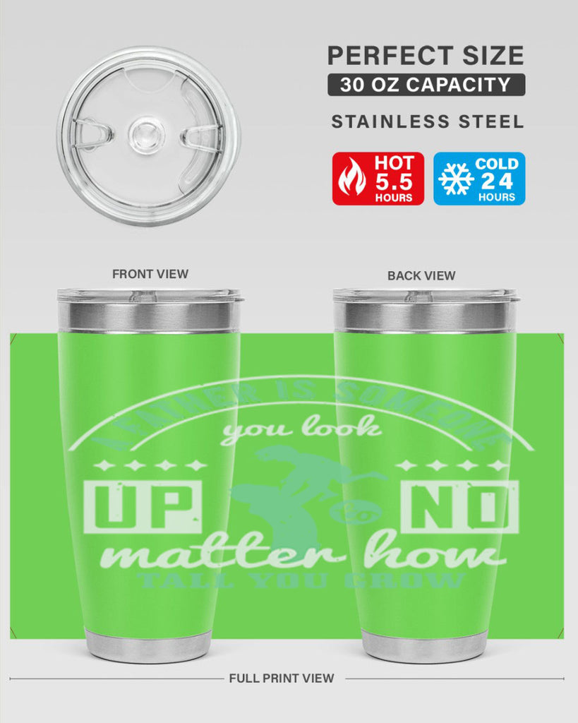 a father is someone 125#- fathers day- Tumbler