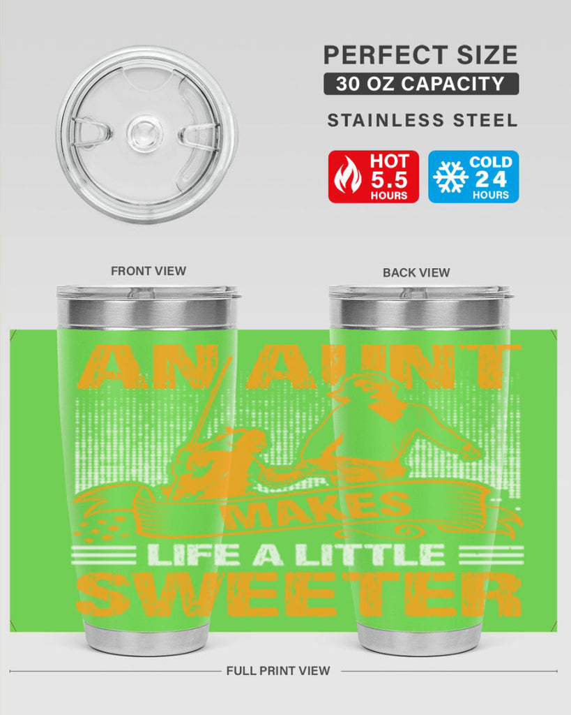 an aunt makes life a little sweeter 5#- mothers day- Tumbler