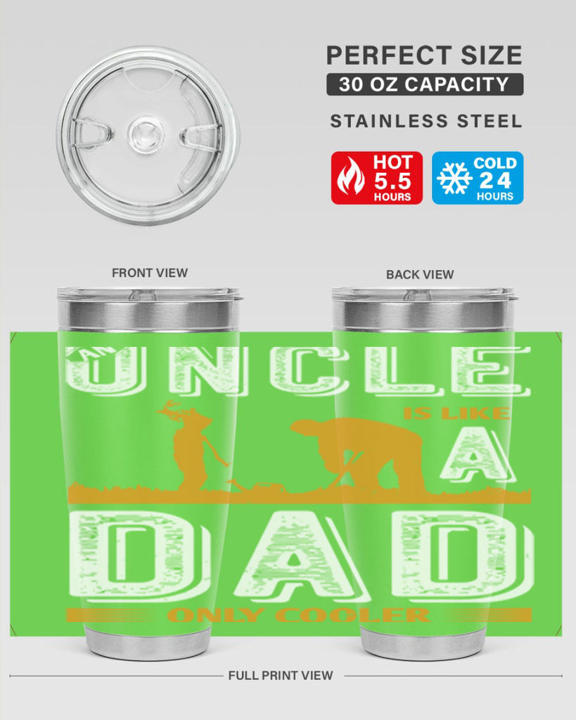 an uncle is like a dad only cooler 167#- fathers day- Tumbler