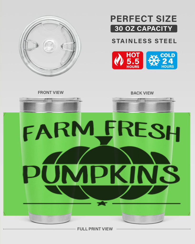 farm fresh pumpkins 173#- fall- Tumbler