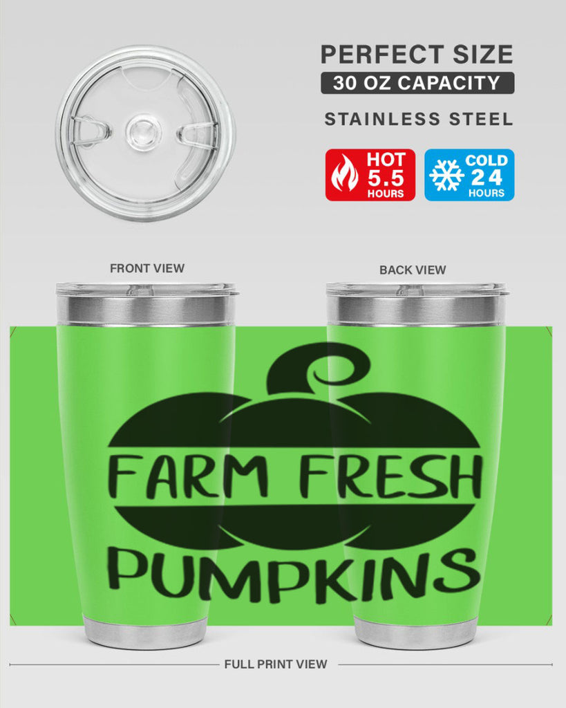 farm fresh pumpkins 174#- fall- Tumbler