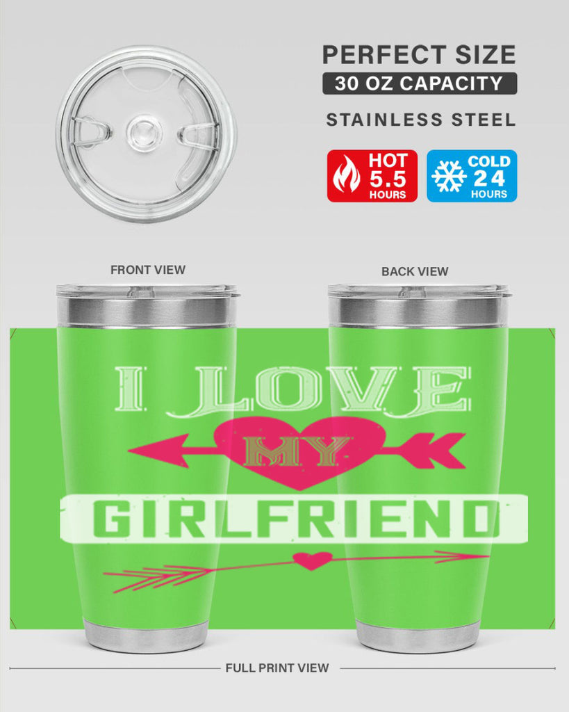 i love my girlfriend 54#- valentines day- Tumbler