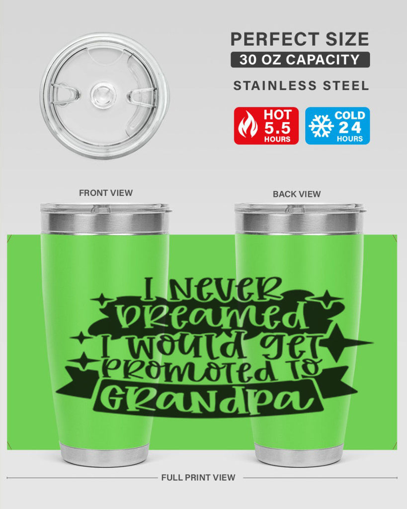 i never dreamed i would get promoted 37#- fathers day- Tumbler