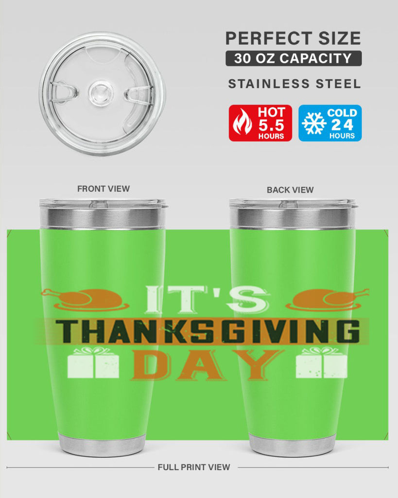 its thanksgiving day 26#- thanksgiving- Tumbler