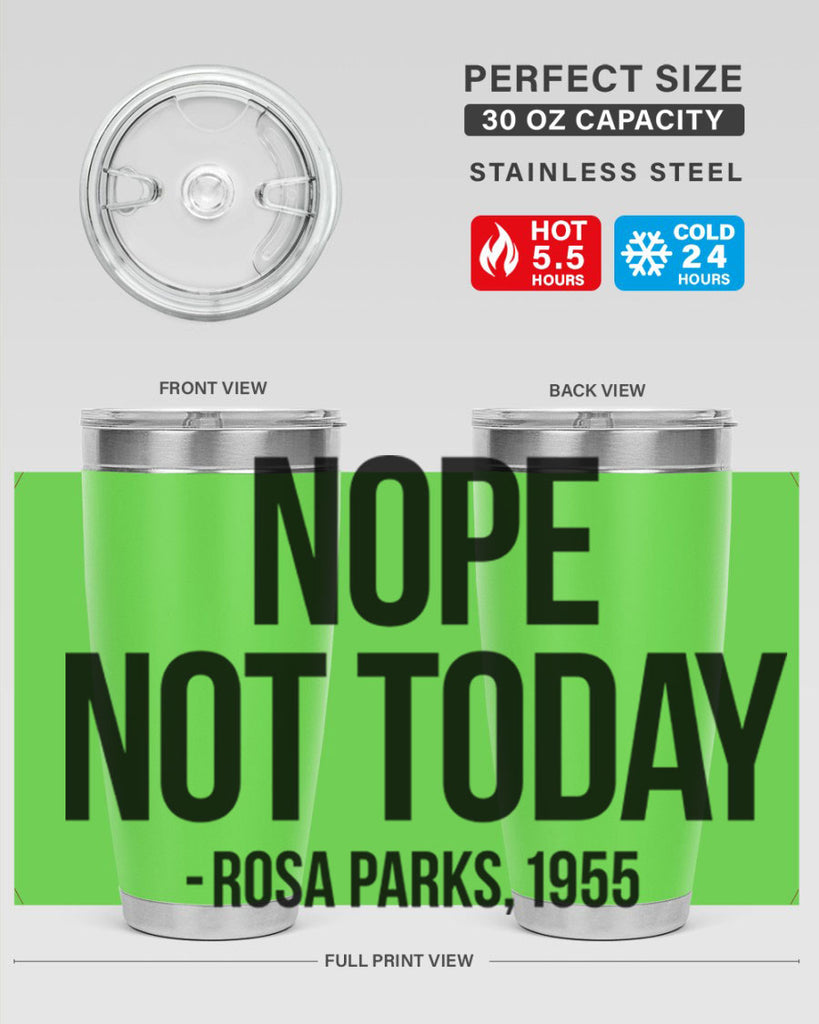 nope not today rosa parks 60#- black words phrases- Cotton Tank